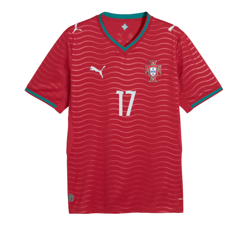 Portugal 2026 Home Jersey #RafaLeao17